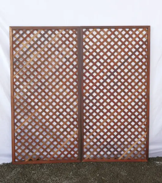 Product image 3 of the product “Garden Fence Lattice made from Hardwood Merbau 90 x 180cm ”
